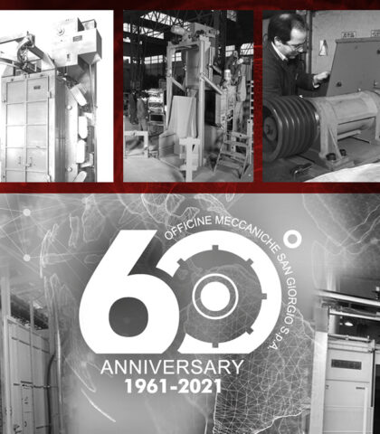 OMSG – OFFICINE MECCANICHE SAN GIORGIO SpA CELEBRA 60 ANNI DI ATTIVITA’